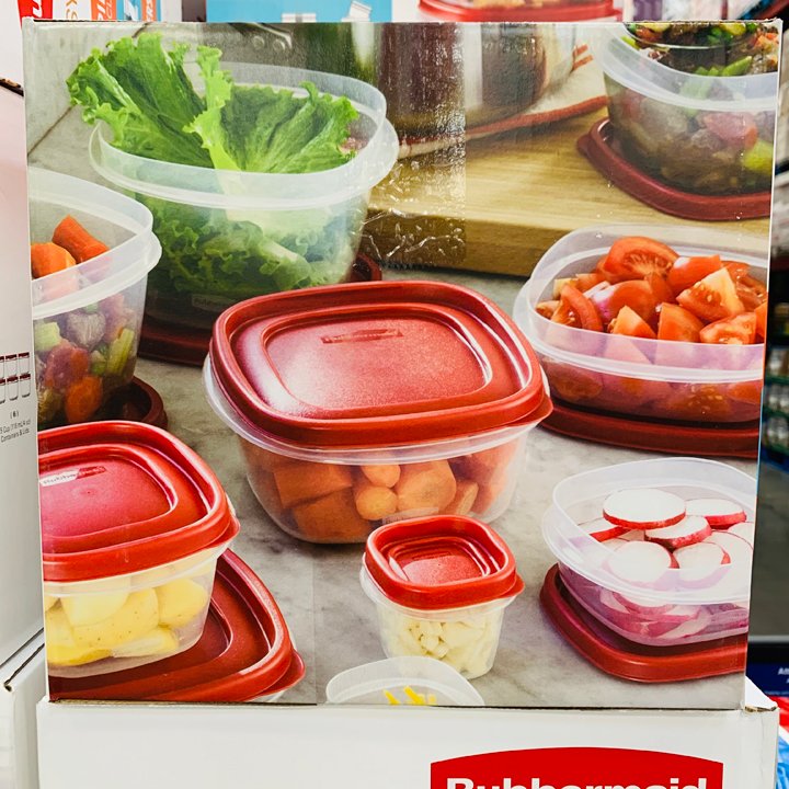 Bộ hộp nhựa Rubbermaid Easy Find Lids Food Storage, 50 món - Shop Mùa Xuân