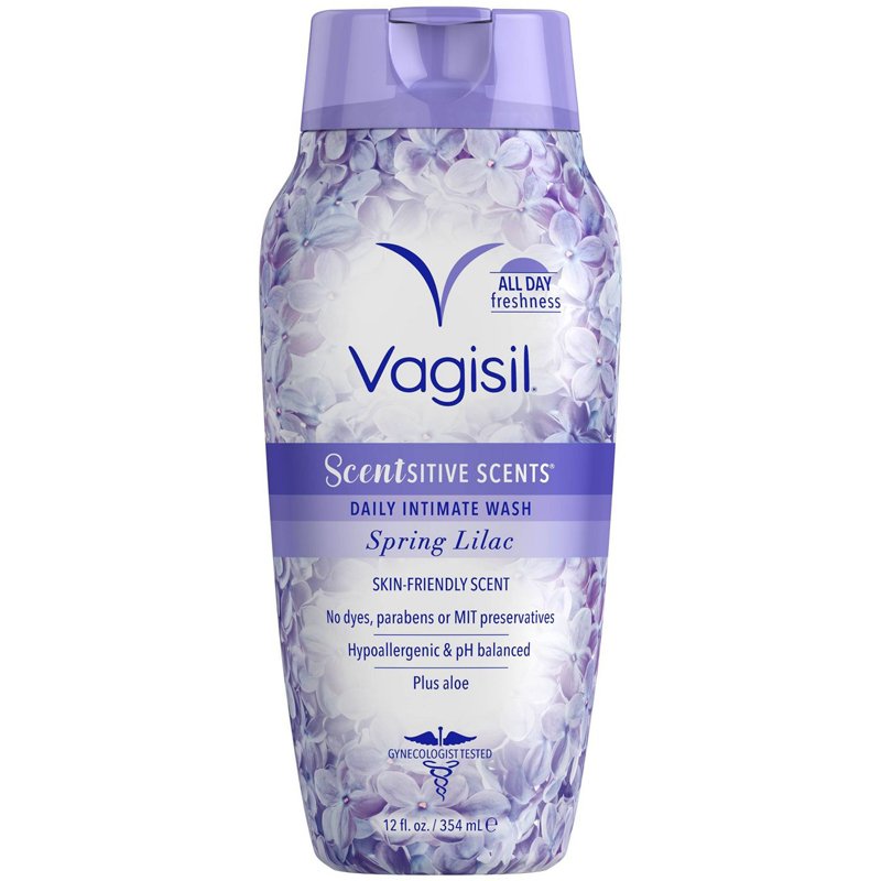 Dung dịch vệ sinh phụ khoa Vagisil Scentsitive Scents - Spring Lilac, 354ml