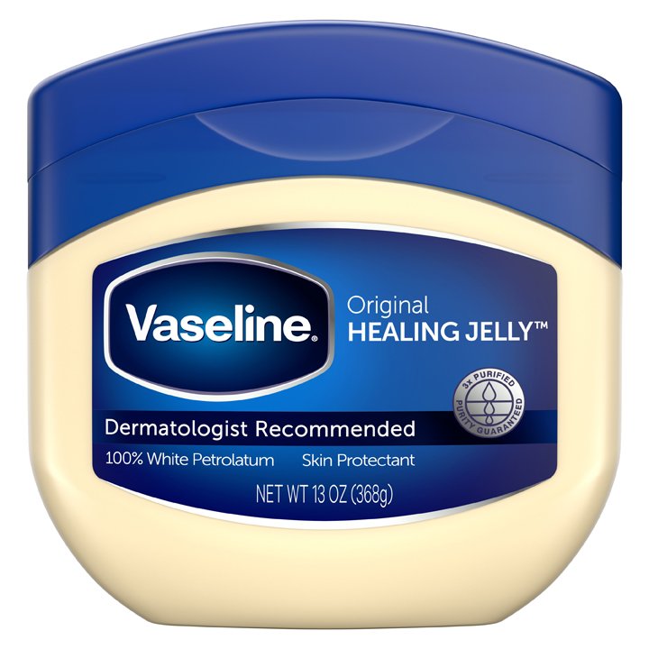 Vaseline 100% White Petrolatum Jelly - Original Healing, 368g