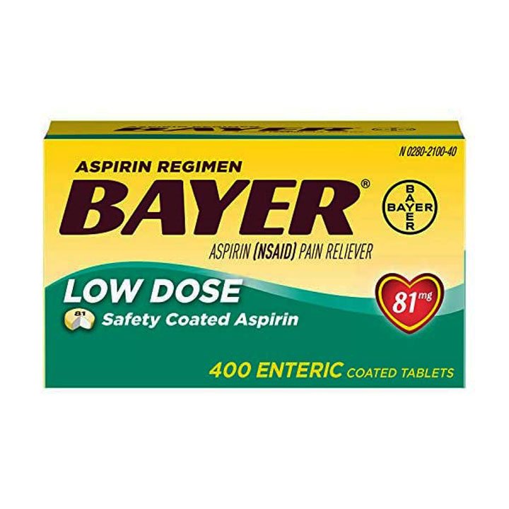 Bayer Low Dose Aspirin 81mg, 400 viên