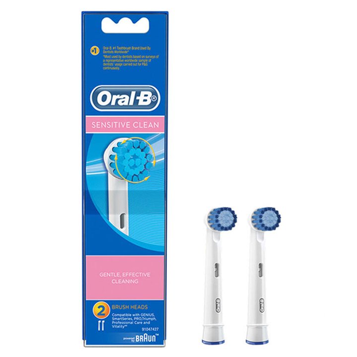 Đầu thay thế Oral-B Sensitive Clean - Hộp 2 cái