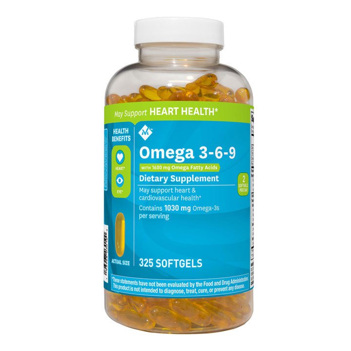 Member's Mark Omega 3-6-9 Dietary Supplement, 325 viên