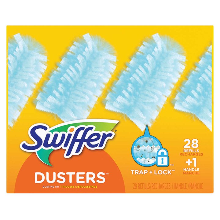 Swiffer Duster Dusting Kit, 1 tay cầm & 28 miếng thay