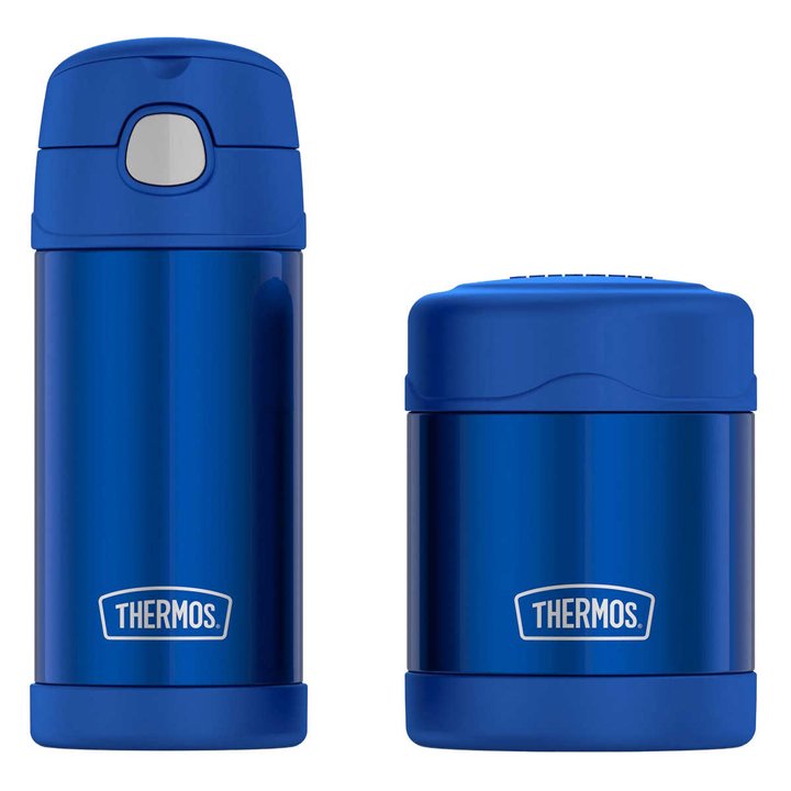 Thermos FUNtainer Bottle and Food Jar Lunch Set, Blue