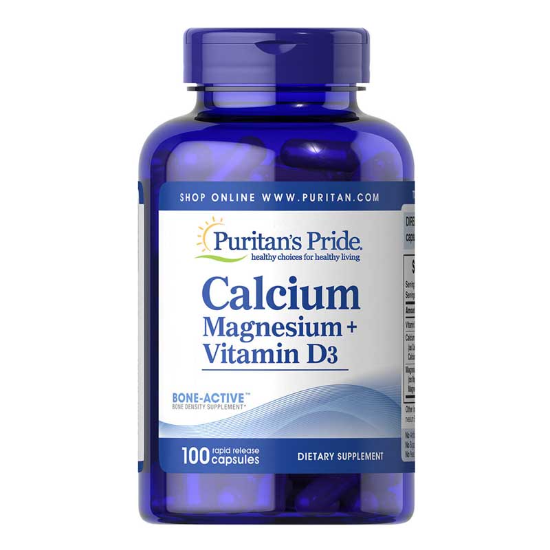 Puritan's Pride Calcium Magnesium with Vitamin D, 100 viên