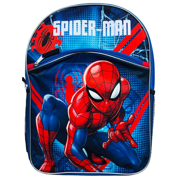 Balo Fast Forward NY Marvel Spiderman - Multi/ Blue Zipper